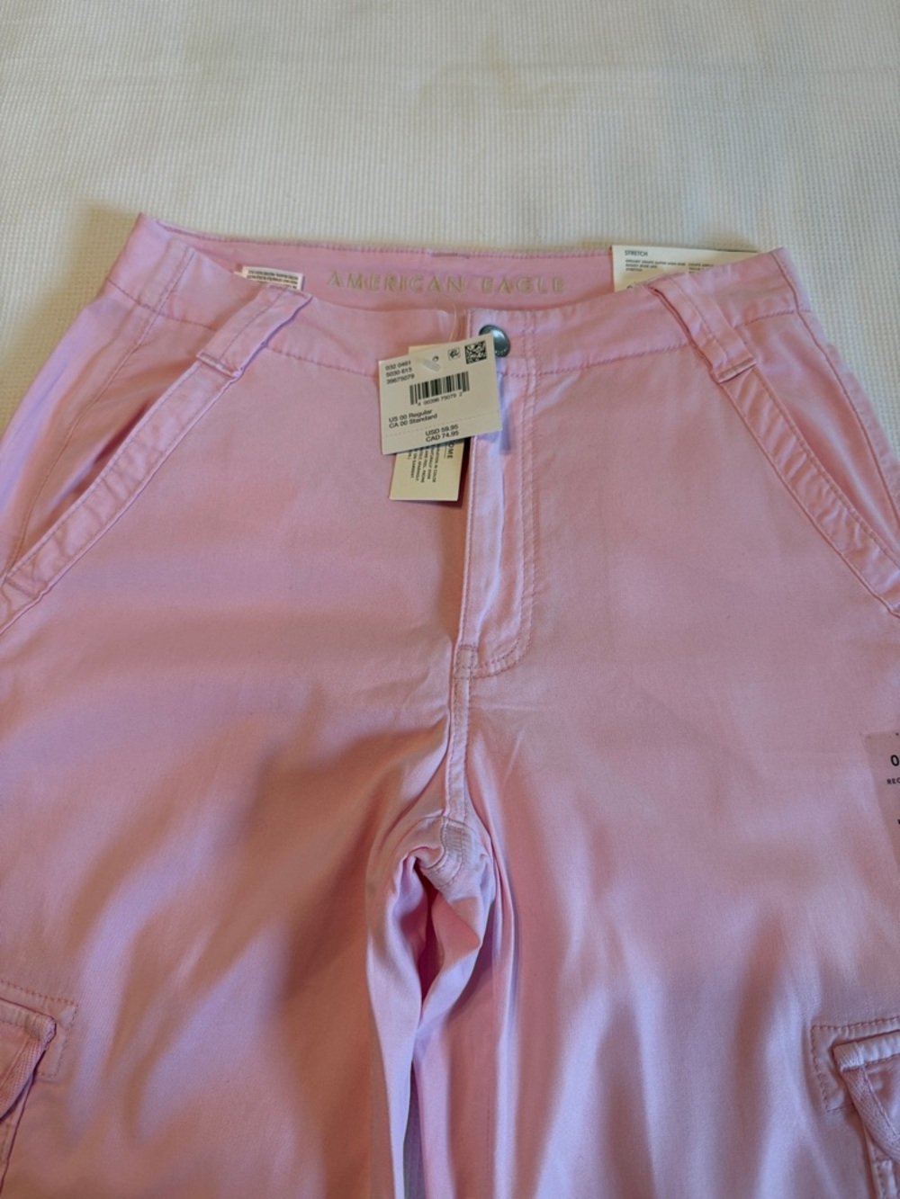 American Eagle Outfitters Dreamy Drape Super High Rise Baggy Wide Leg Pants 24W - Picture 3 of 15